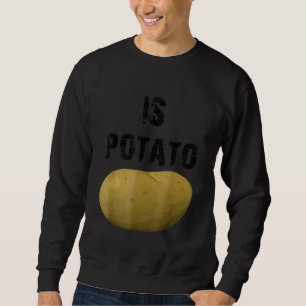 Sweatshirt Est La Pomme De Terre Comme On Le Voit À La Télévi