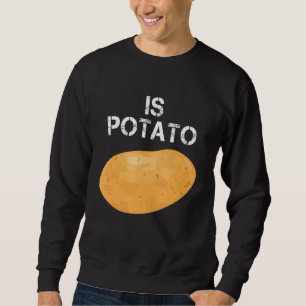Sweatshirt Est La Pomme De Terre Comme On Le Voit À La Télévi