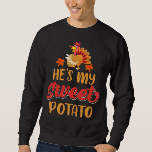 Sweatshirt Est La Pomme De Terre Comme On Le Voit Sur La Télé