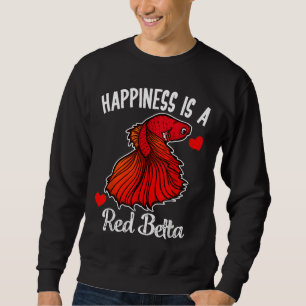 Sweatshirt Est Rouge Betta Poisson Siamese Combattre Poisson