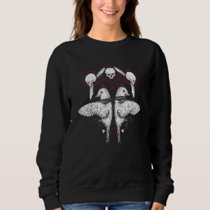 Sweatshirt Esthétique de lancer de sorts sombres Symbole Grun
