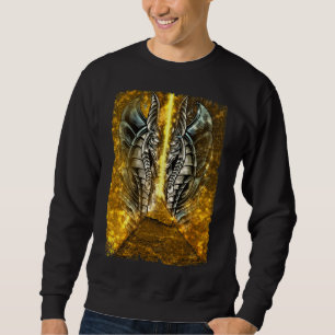 Sweatshirt Esthétique du dieu égyptien Anubis Pyramid