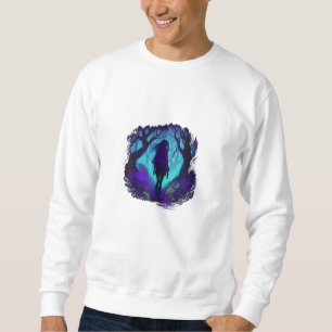 Sweatshirt Esthétique Fey Gothique Emo Goblincore Graphisme F