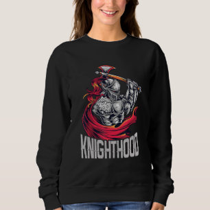 Sweatshirt Esthétique Knightcore Fantastique Médiéval Templi