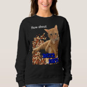 Sweatshirt Et Deez Nuts Cat Design (Devant)