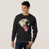 Sweatshirt Et Joyeux Labrador ! (Devant entier)