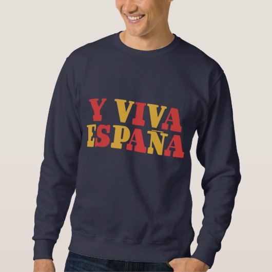 Sweatshirt Et vive l'Espagne (Devant)