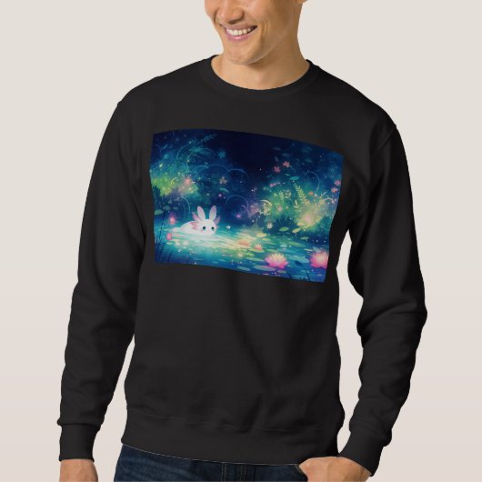 Sweatshirt Étang Enchanté de l'Axolotl (Devant)