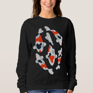 Sweatshirt Étang japonais de poissons Koi