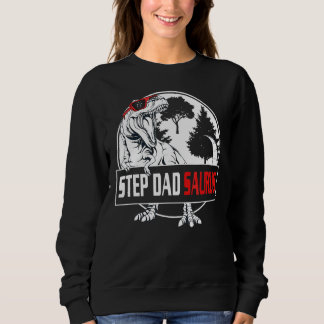 Sweatshirt Etape Fête des pères Mens Dadsaurus Rex Dinosaur S