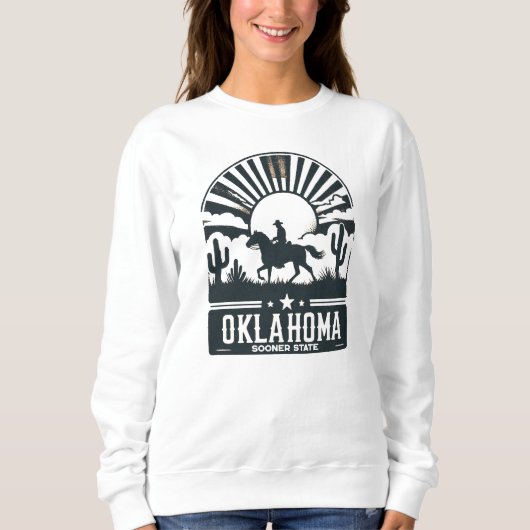 Sweatshirt État d'Oklahoma Sooner (Devant)