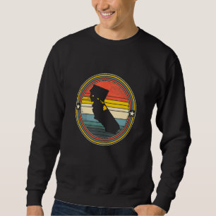 Sweatshirt États de Californie Hawaii Roots Origine State Map