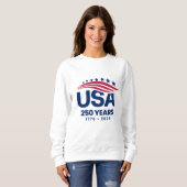 Sweatshirt États-Unis 250 Ans (Devant entier)