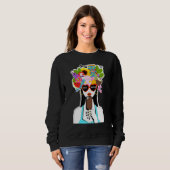 Sweatshirt Été Fille Avec Popsicle (Devant entier)