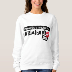Sweatshirt Été Graphique Drôle Moyenne Filles Cool Maman