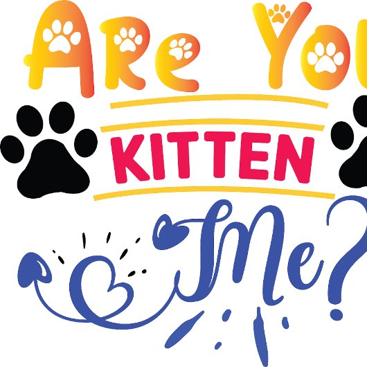 Sweatshirt Êtes-vous en train de me chatonner