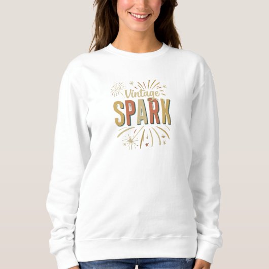 Sweatshirt Étincelle vintage (Devant)