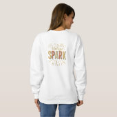 Sweatshirt Étincelle vintage (Dos entier)