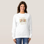 Sweatshirt Étincelle vintage (Devant entier)