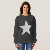 Sweatshirt Étoile (blanche)/sweatshirt des femmes (Devant entier)
