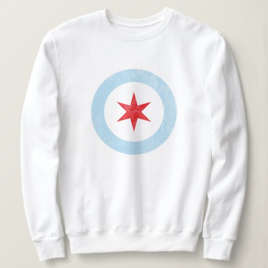 Sweatshirt Étoile Distante De Chicago (Design devant)