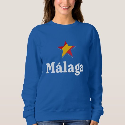 Sweatshirt Etoiles d'Espagne - Malaga (Devant)