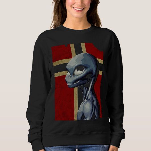 Sweatshirt Étranger norvégien (Devant)