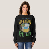 Sweatshirt Être du gin (Devant entier)