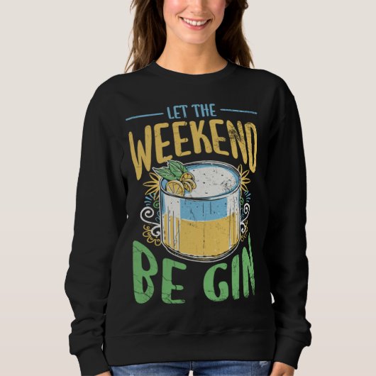 Sweatshirt Être du gin (Devant)