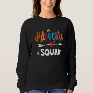 Sweatshirt Être Gentil Inclure Autism Advocate Squad Spad Ens