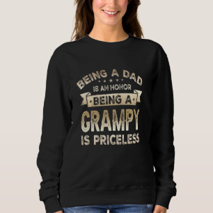 Sweatshirt Être papa est un honneur être un Grampy est sans p