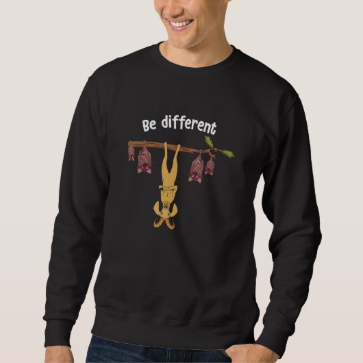 Sweatshirt Être Une Chèvre Mignonne Différente Avec Des Chèvr (Devant)