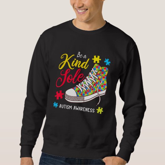 Sweatshirt Être Une Sensibilisation sur l'autisme Sole Genre  (Devant)