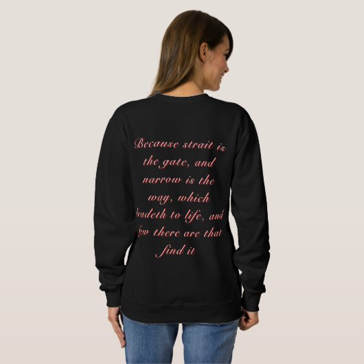 SWEATSHIRT ÉTROITE (Dos entier)