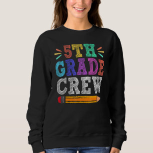 Sweatshirt Étudiant de 5e année d'équipage Premier jour d'éco