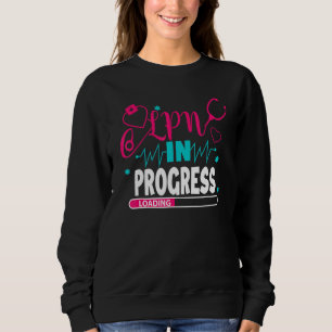 Sweatshirt Étudiant en école d'infirmière LPN en cours Future