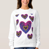 Sweatshirt Étui iPhone / iPad Cœur Anatomique Néon (Devant)
