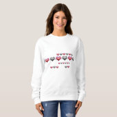 Sweatshirt Étui iPhone / iPad Cœur Anatomique Néon (Devant entier)