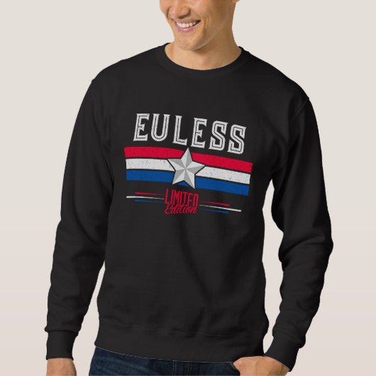 Sweatshirt Euless  Retro Vintage   Women Men Kids (Devant)