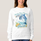 Sweatshirt Évasion Côtière des Sables de Siesta Ke (Devant)