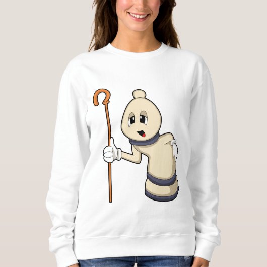 Sweatshirt Évêque aux échecs (Devant)