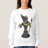 Sweatshirt Évêque Échecs Équipe Échecs (Devant)