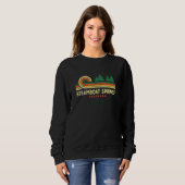 Sweatshirt Evergreen Sunset Steamboat Springs Forest Colorado (Devant entier)