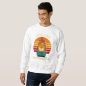 Sweatshirt Everything’s Fine – Calm in Chaos Meme Art (Devant entier)