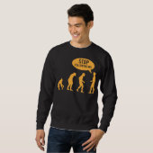 Sweatshirt évolution - cessez de me suivre ! (Devant entier)