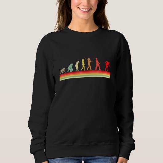 Sweatshirt Évolution de la bille de billard joueur de sport (Devant)