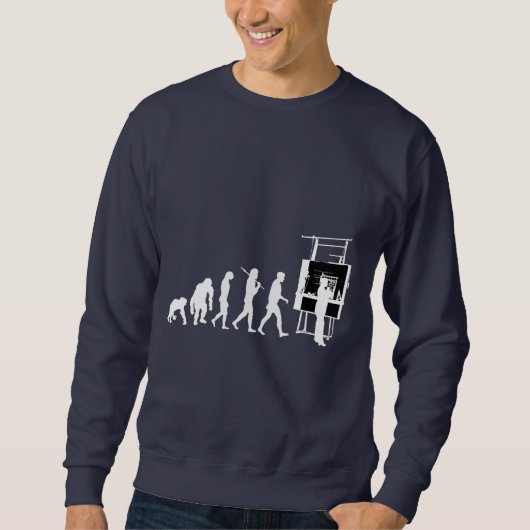Sweatshirt Évolution des rapporteurs d'architectes (Devant)