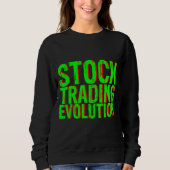 Sweatshirt Évolution du commerce stock (Devant)