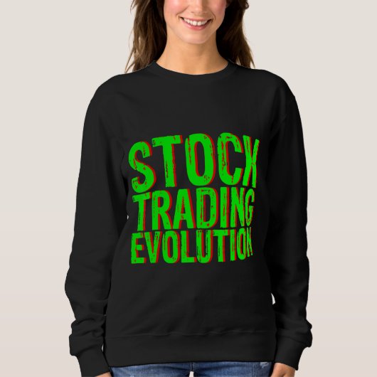 Sweatshirt Évolution du commerce stock (Devant)