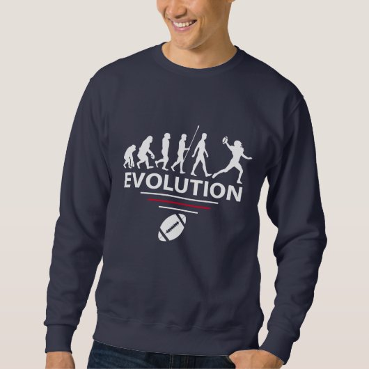 Sweatshirt Évolution du football (Devant)